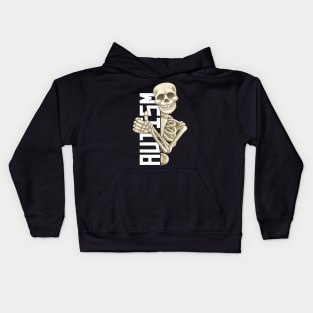 Autism Skeleton Meme: Skeletons in the Neurodiverse Closet Kids Hoodie